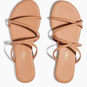 TKEES Sloan Leather Sandal in Pout